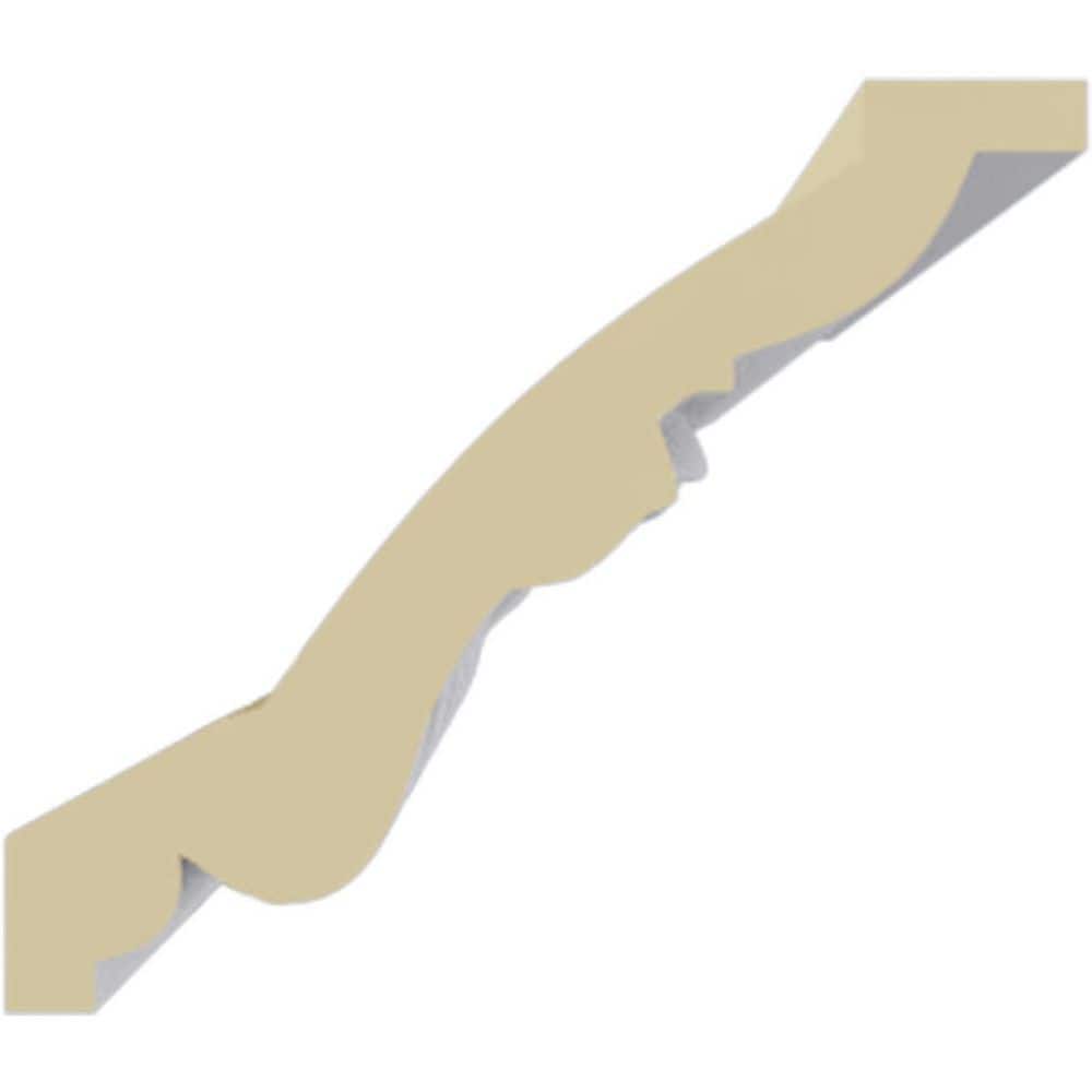 Ekena Millwork 3-5/8 in. x 3-1/8 in. x 94-1/2 in. Polyurethane Legacy Crown Moulding (3)