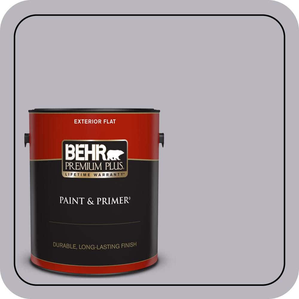 BEHR PREMIUM PLUS 1 gal. #N550-3 Best in Show Flat Exterior Paint & Primer