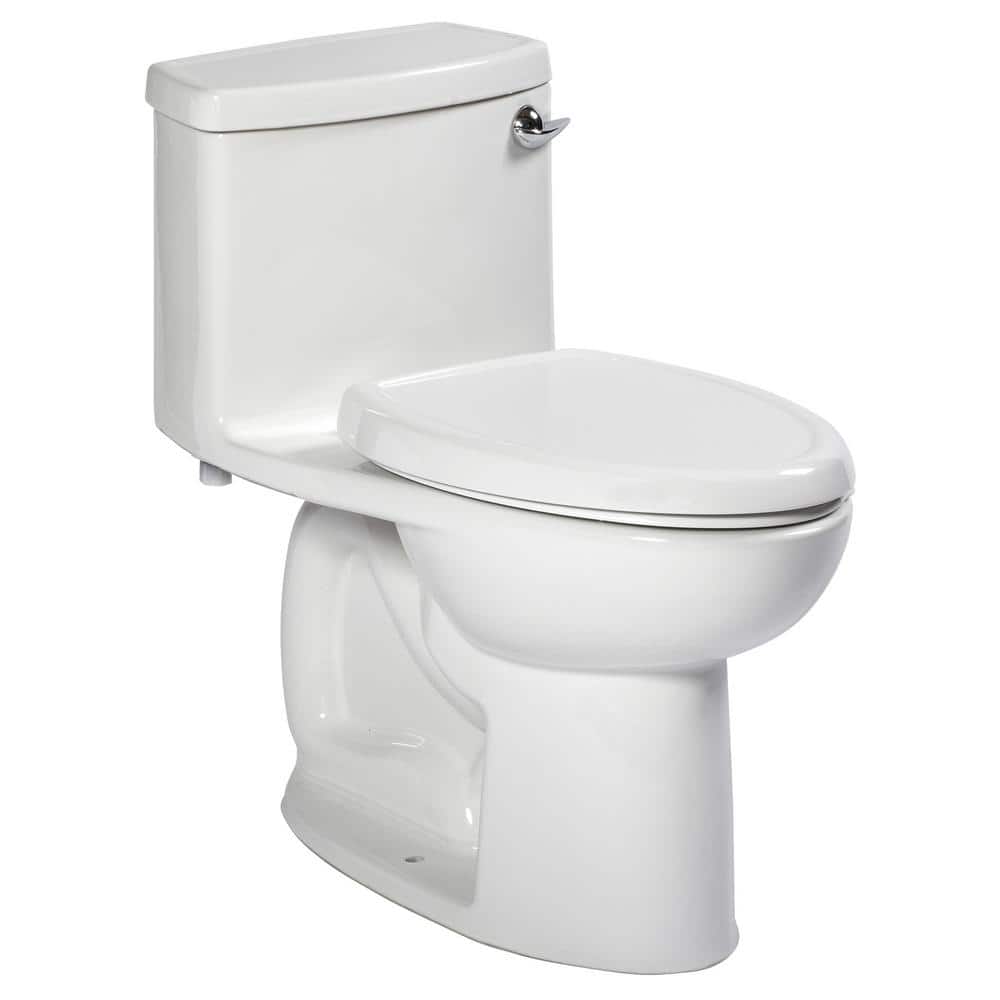 American Standard Compact Cadet 3 FloWise 1-Piece 1.28 GPF Single Flush Elongated Toilet in White with Right Hand Trip Lever