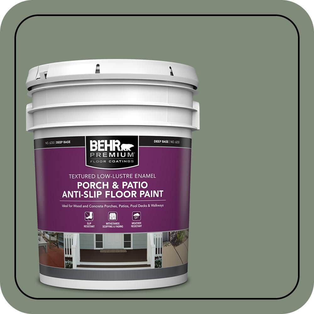 BEHR PREMIUM #N400-5 Textured Low-Lustre Enamel Interior/Exterior Porch and Patio Anti-Slip Floor Paint (1)