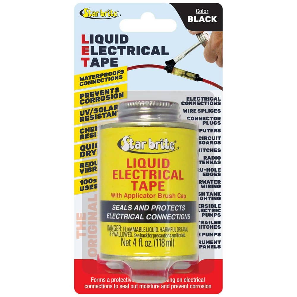 Star brite 4 oz. Liquid Electrical Tape - Black