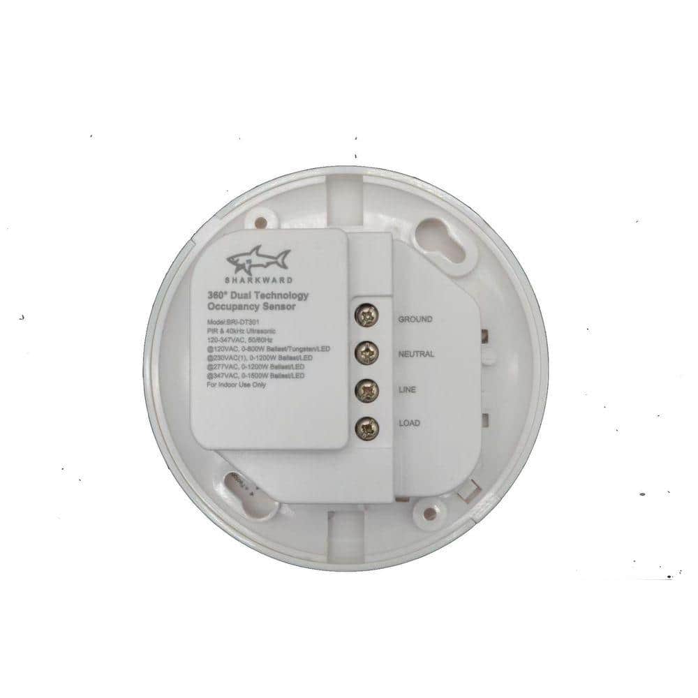 SHARKWARD BRI 360-Degree Dual Line Voltage Passive Infrared and Dual Technology Ultra Sound Occupancy Sensor (2)