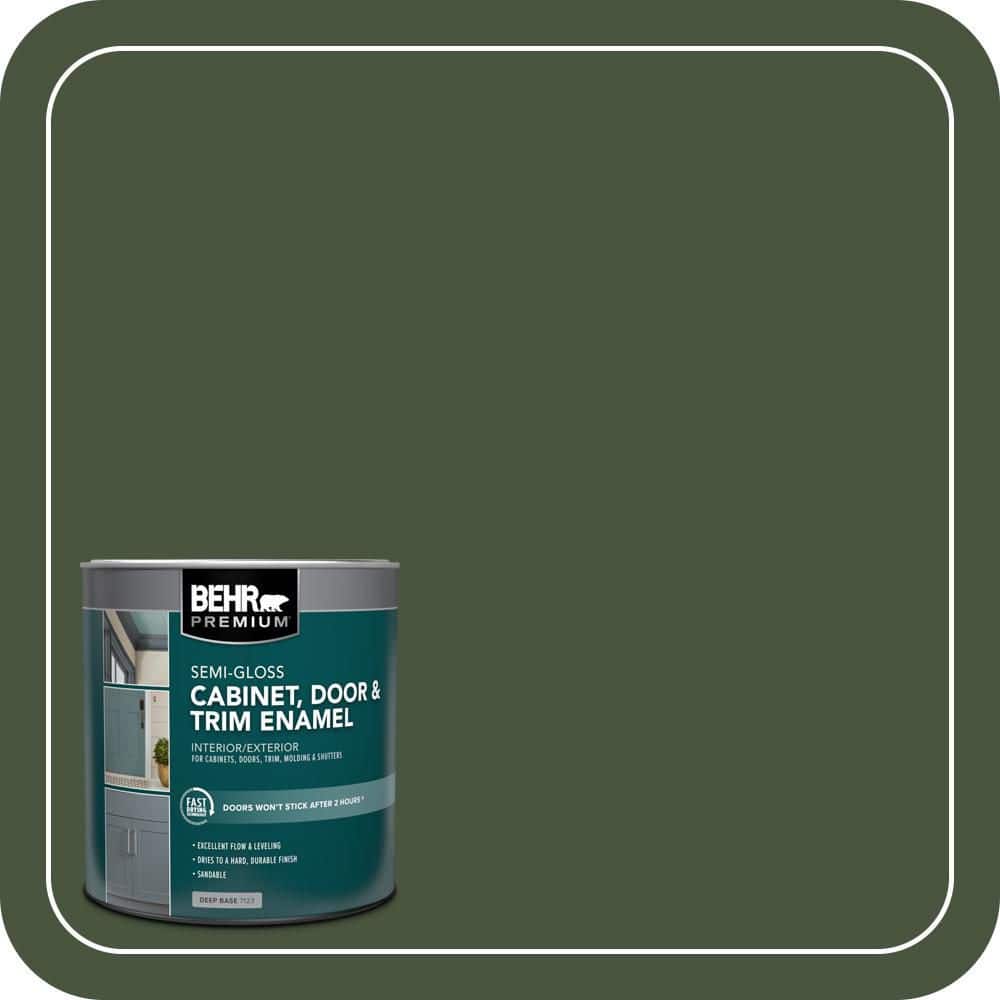 BEHR PREMIUM 1 qt. #MQ6-49 Chard Semi-Gloss Enamel Interior/Exterior Cabinet, Door & Trim Paint