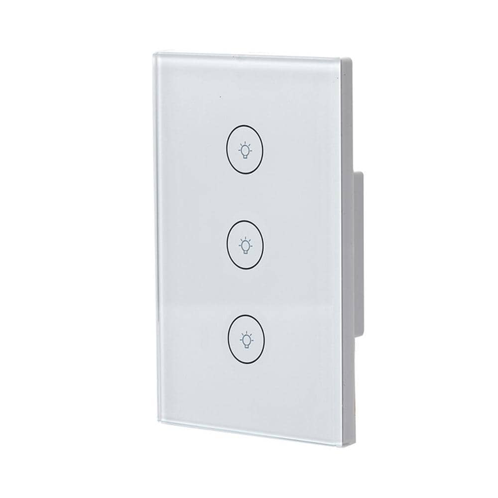 AVATAR CONTROLS Smart Single-Pole Wi-Fi Rocker Light Switch, White