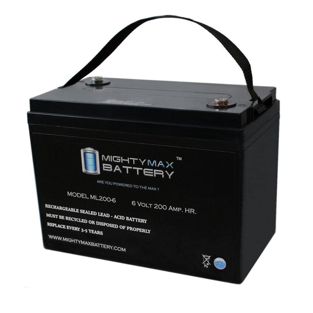 MIGHTY MAX BATTERY 6V 200AH SLA Replacement Battery compatible with Sigmas Tek SP6-200