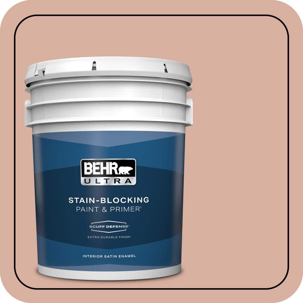 BEHR ULTRA 5 gal. #S180-3 Flowerpot Extra Durable Satin Enamel Interior Paint & Primer