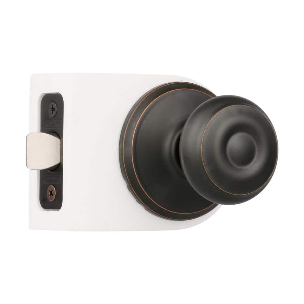 Schlage Georgian Aged Bronze Hall/Closet Door Knob (4)