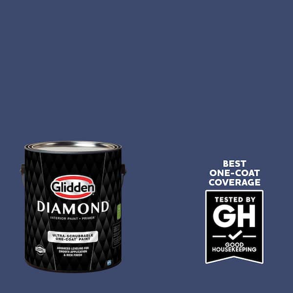 Glidden Diamond 1 gal. PPG1168-7 Egyptian Violet Satin Interior Paint with Primer (2)