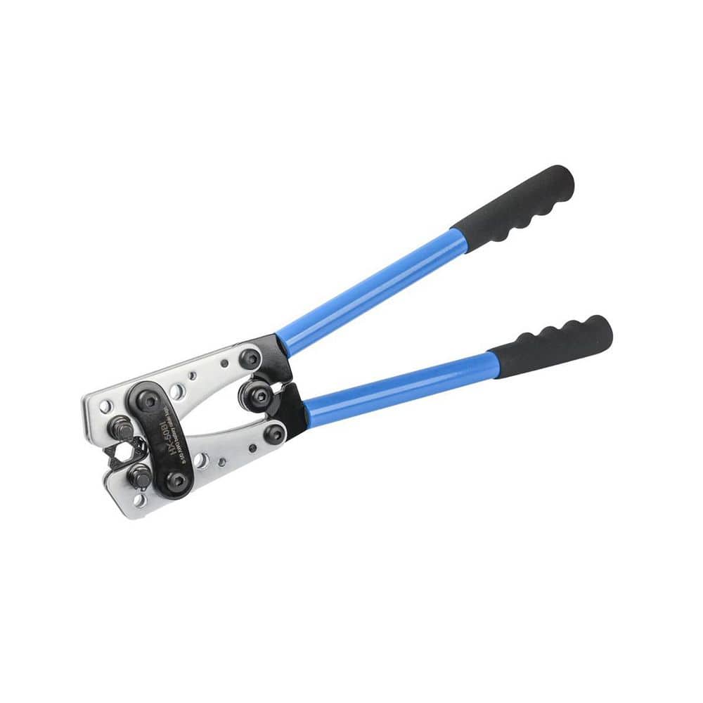 Unbranded Heavy Duty Cable Lug Crimping Tool for AWG 8-1/0 Copper Aluminum Wire Lugs Non-Welding Hexagonal Dies