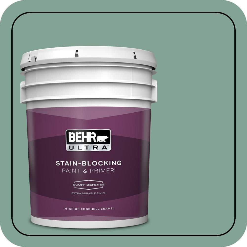 BEHR ULTRA 5 gal. #470F-4 Aspen Aura Extra Durable Eggshell Enamel Interior Paint & Primer