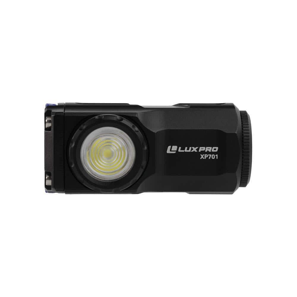 LUXPRO Pro Series Quick-Connect 800 Lumen Rechargeable LED Pocket Headlamp Flashlight