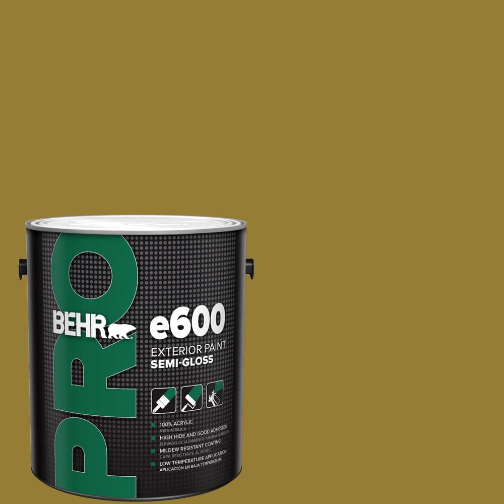 BEHR PRO 1 gal. #M320-7 Thai Curry Semi-Gloss Exterior Paint