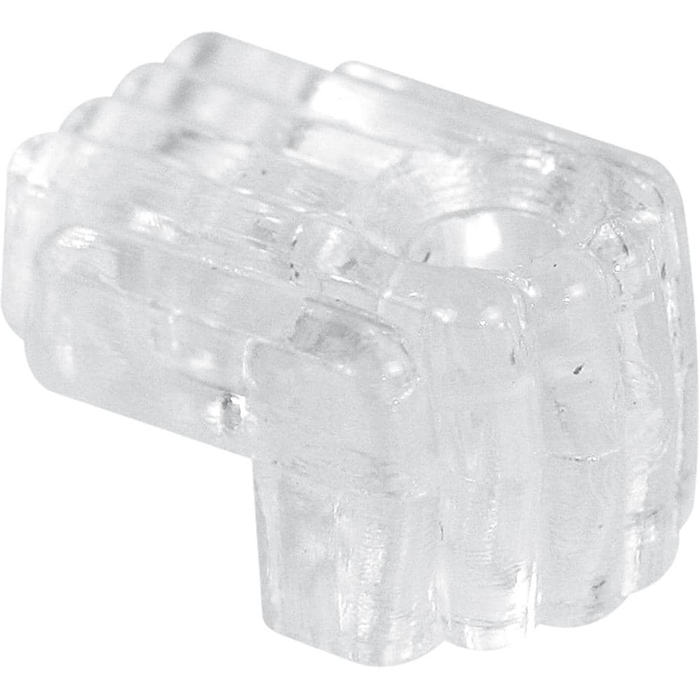 Prime-Line 1/4 in., Clear Acrylic Mirror Clip with Screw and Anchor (6-pack) (1)