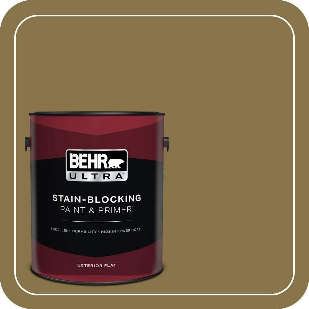 BEHR ULTRA 1 gal. #PPU6-20 Eden Prairie Flat Exterior Paint & Primer