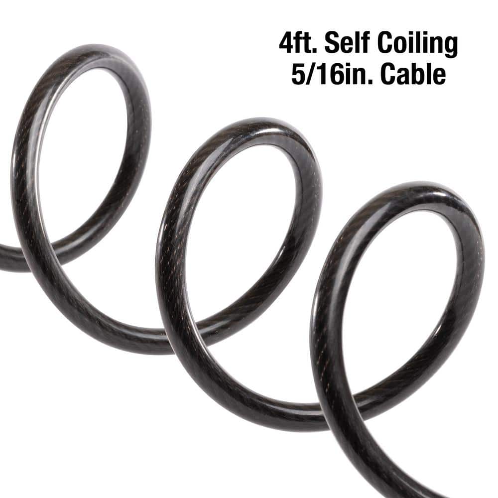 Master Lock Bike Lock Cable with Combination, 4 ft. Long (4)
