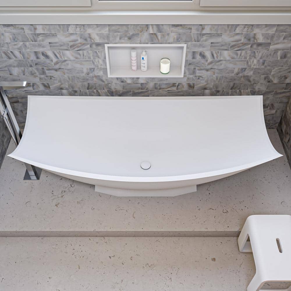 ALFI BRAND Matte White 24 in. x 12 in. Stainless Steel Niche (3)