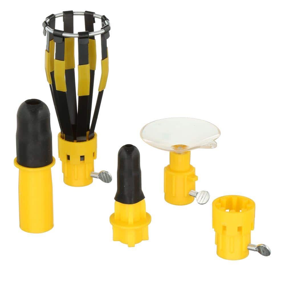 Commercial Electric 11 ft. Pole Light Bulb Changer Kit with Attachments (3)
