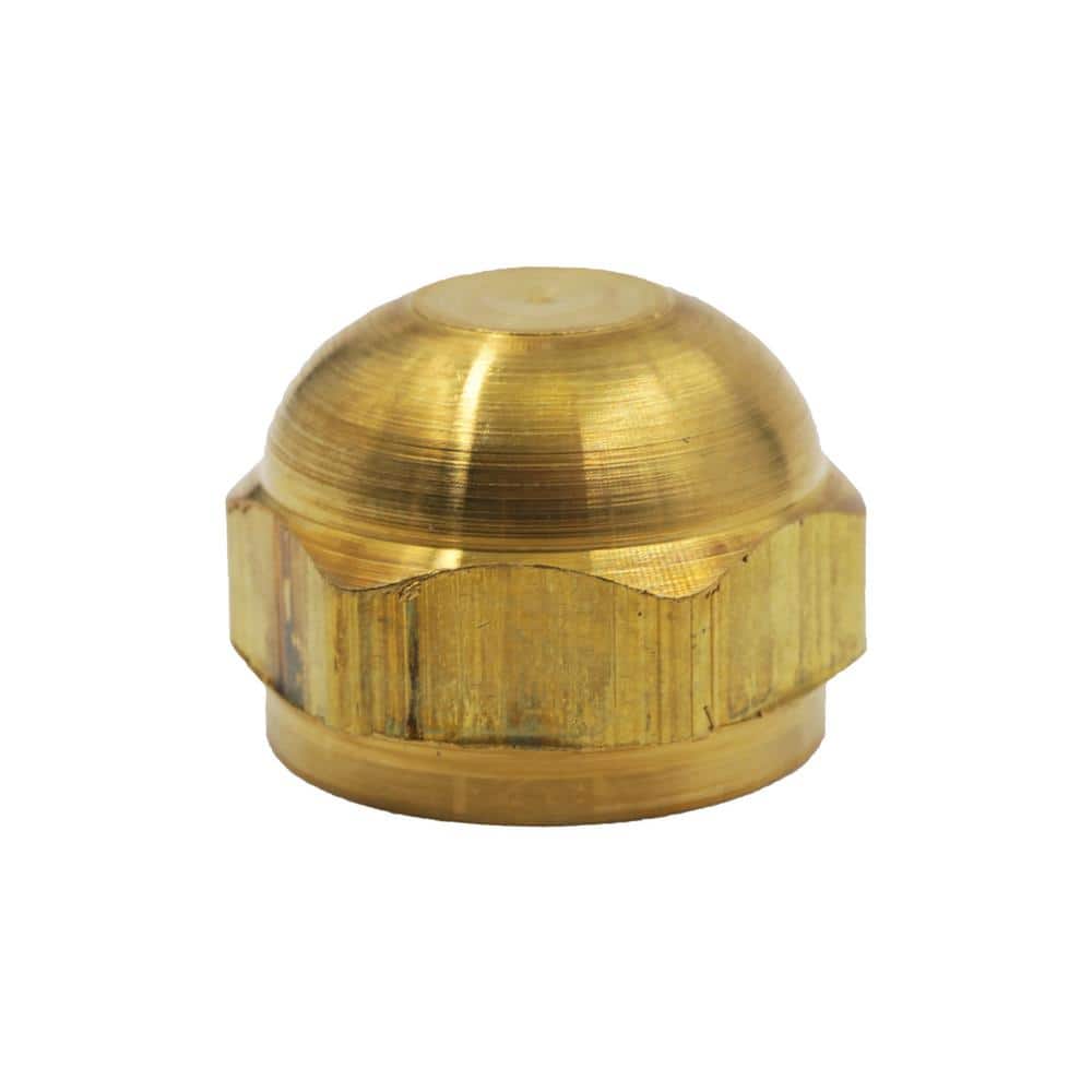 Everbilt 1/2 in. Flare Brass Cap Fitting (4)