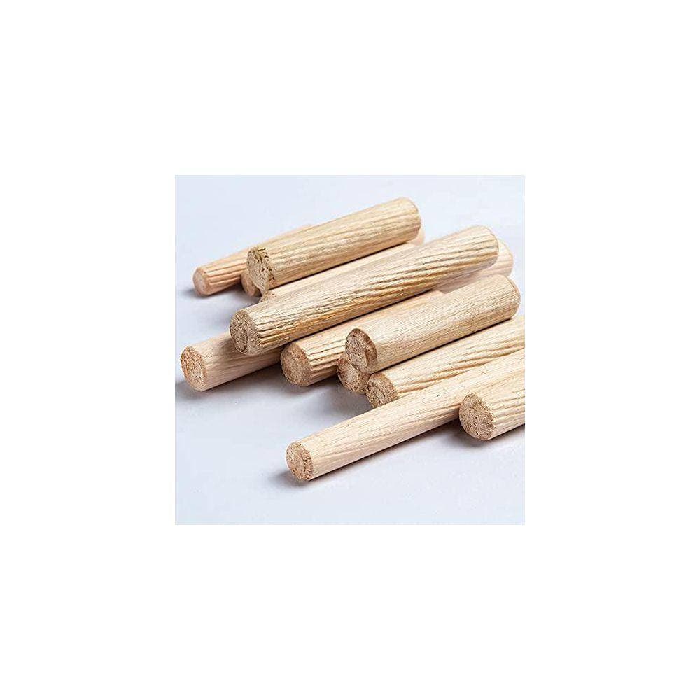 KIWDZFU 21pcs Assorted M6 M8 M10 Wooden Dowels Grooved Fluted Pins for Furniture Woodwork Craft DIY Carpentry (2)