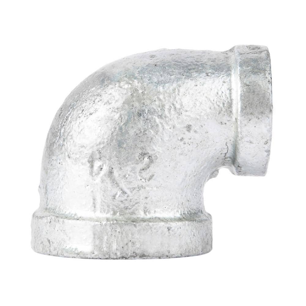 STZ 1/2 in. x 1/4 in. Galvanized Iron 90 Degree Reducing Elbow Fitting (1)