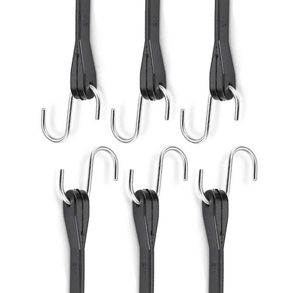Everest 21" Natural Rubber Tarp Straps with Jar 6pk (2)