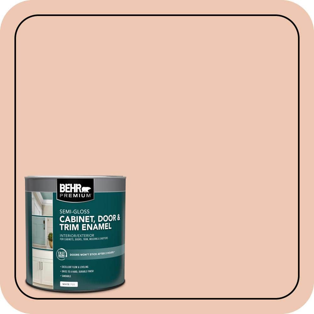 BEHR PREMIUM 1 qt. #MQ3-39 Sweet Pastel Semi-Gloss Enamel Interior/Exterior Cabinet, Door & Trim Paint