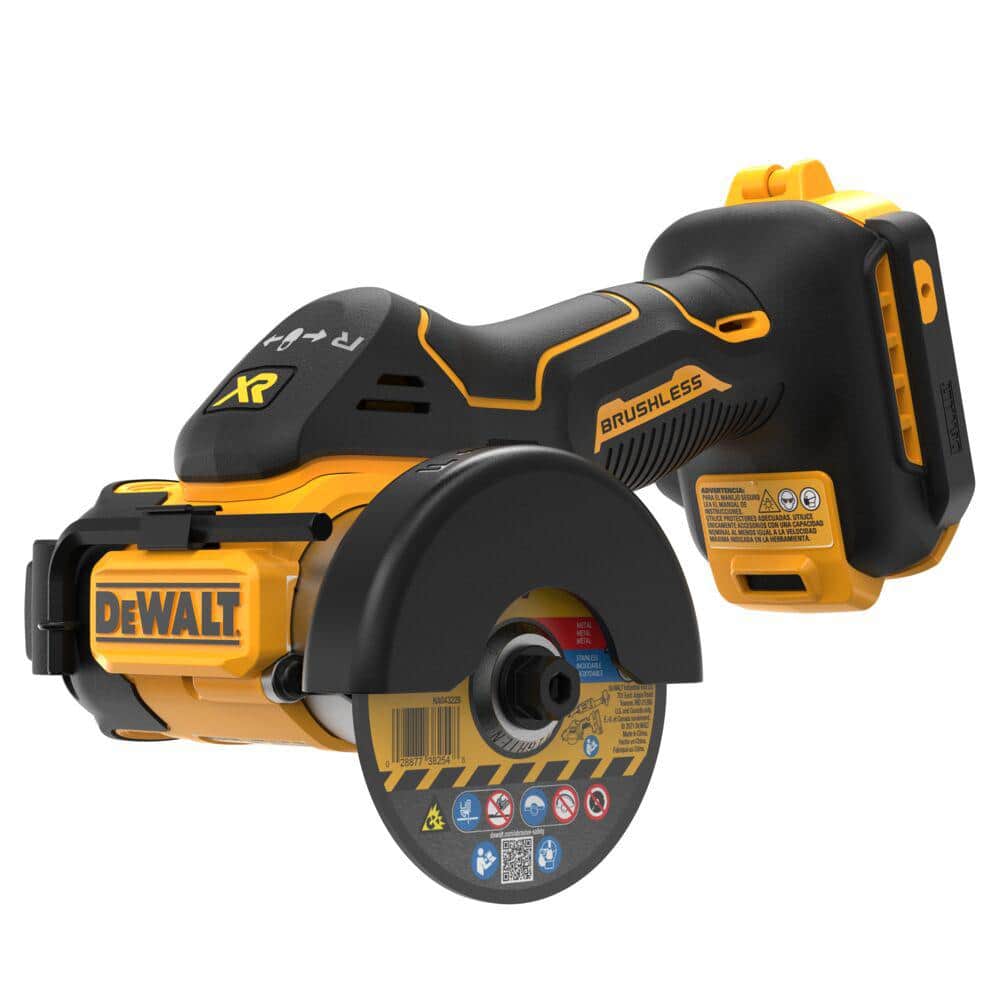 DEWALT 20V XR Lithium-Ion Cordless 3 in. Cut-Off Tool with 20V MAX XR 5 Ah Battery Pack and Charger (3)