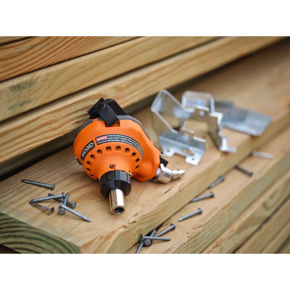 RIDGID Pneumatic 3-1/2 in. Full-Size Palm Nailer (3)