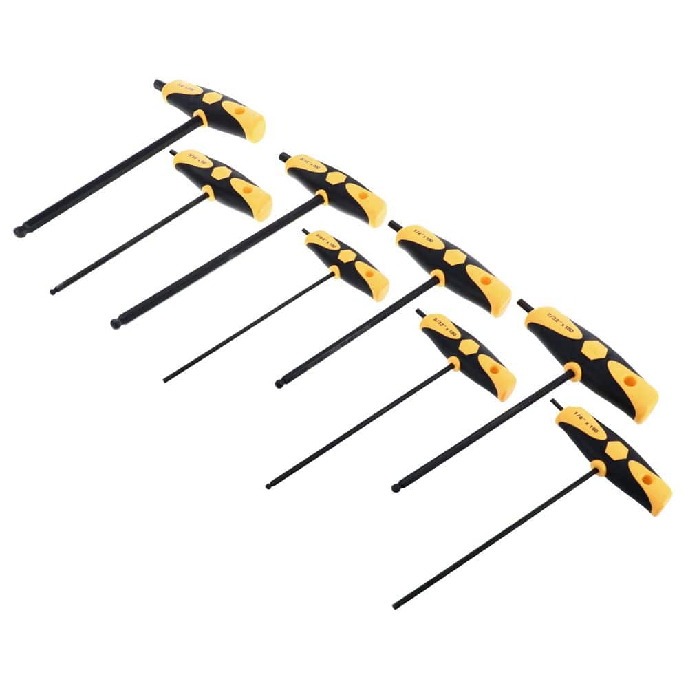 Wiha SoftGrip Hex Key SAE T-Handle Set (8-Piece) (2)