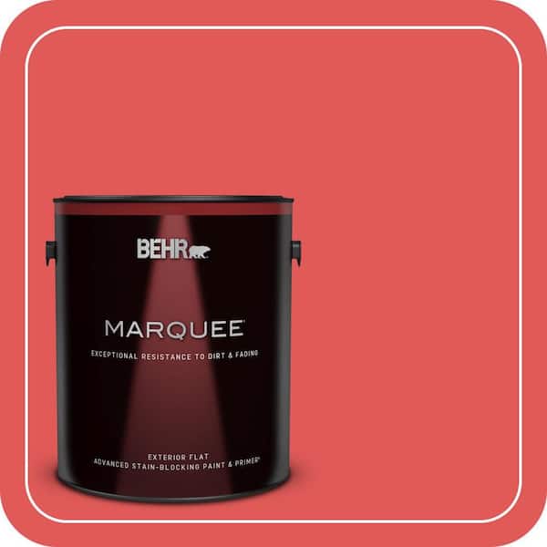 BEHR PREMIUM PLUS #150B-6 Firecracker Flat Low Odor & Primer (2)