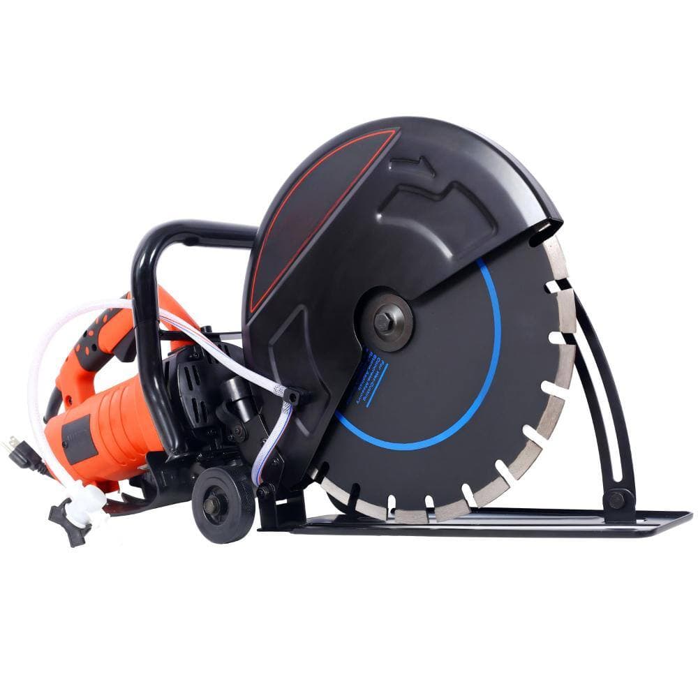Unbranded Electric 14" Cut Off Saw Wet/Dry Concrete Saw Cutter Guide Roller with Water Line Attachment (3)