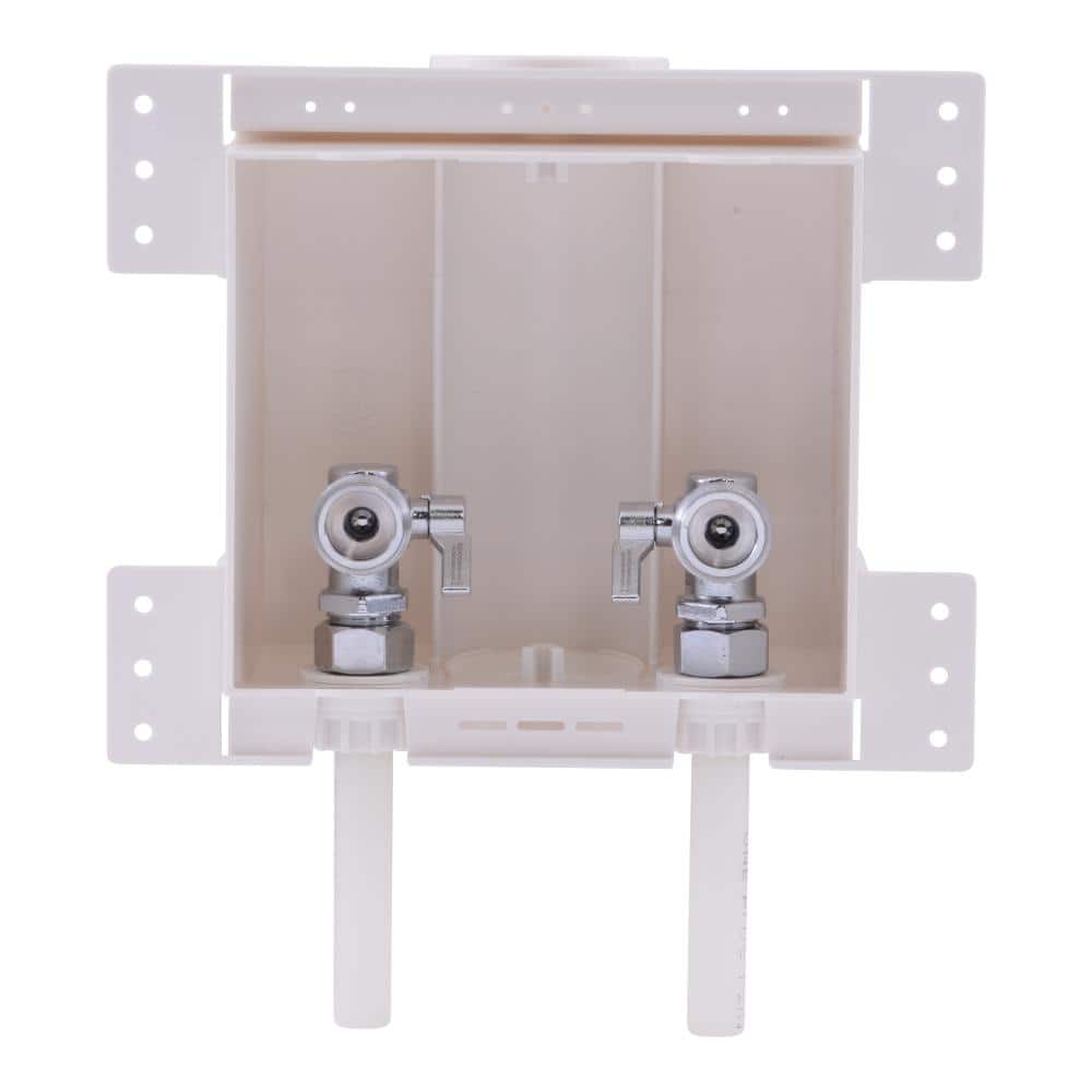 HOLDRITE 1/2 in. PEX x 3/4 in. Male Hose Thread Washing Machine Outlet Box (2)