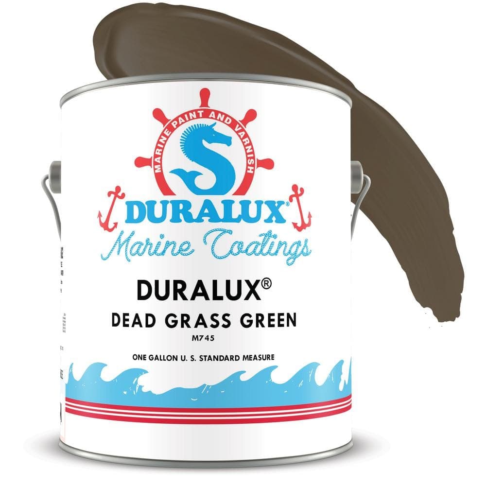 Duralux Marine Paint 1 gal. Camouflage Dead Grass Green Marine Flat Enamel