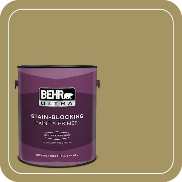 BEHR PREMIUM PLUS #M330-6 Keemun Enamel Low Odor & Primer (4)