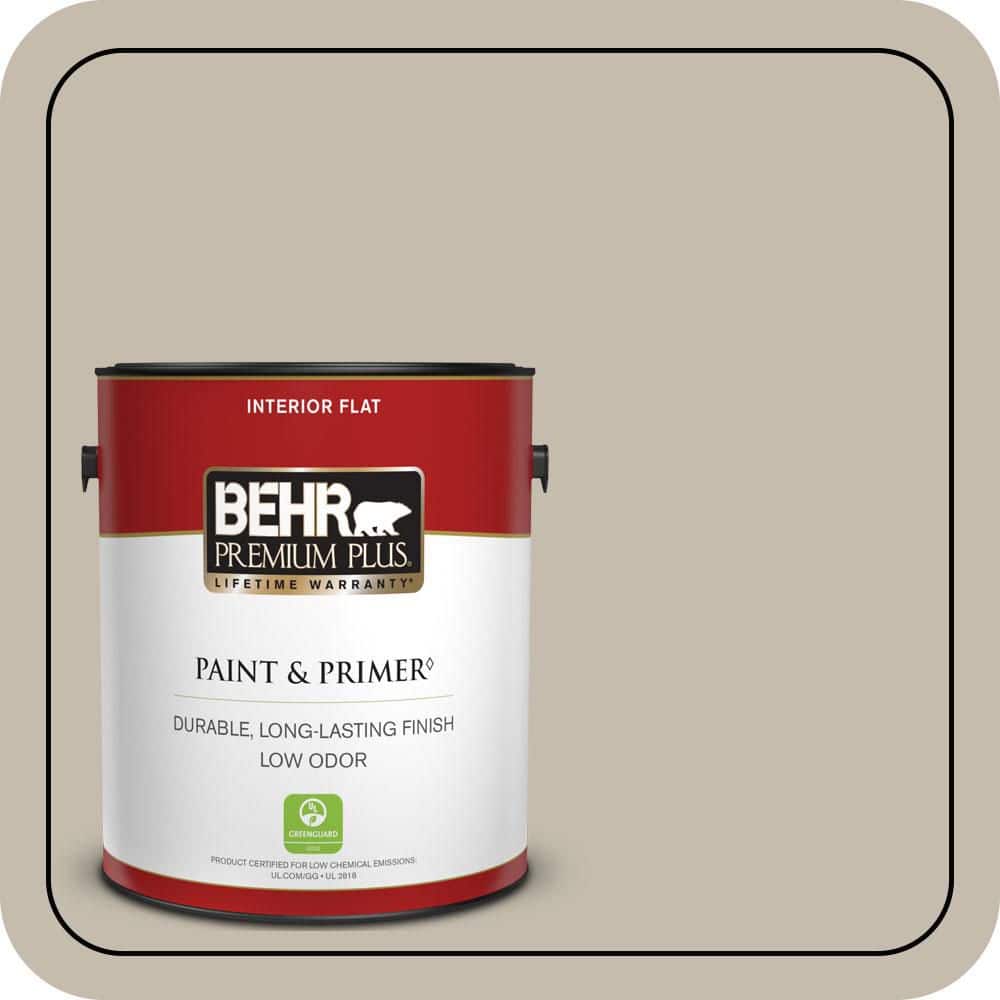 BEHR PREMIUM PLUS 1 gal. Home Decorators Collection #HDC-NT-16G Aspen Branch Semi-Gloss Enamel Low Odor Interior Paint & Primer (1)
