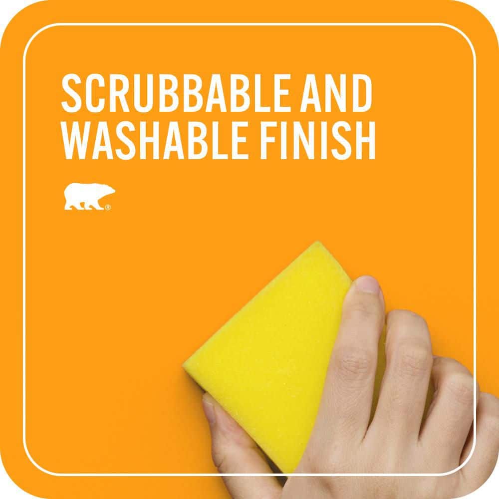 BEHR PREMIUM PLUS #S-G-290 Orange Peel Enamel Low Odor & Primer (3)
