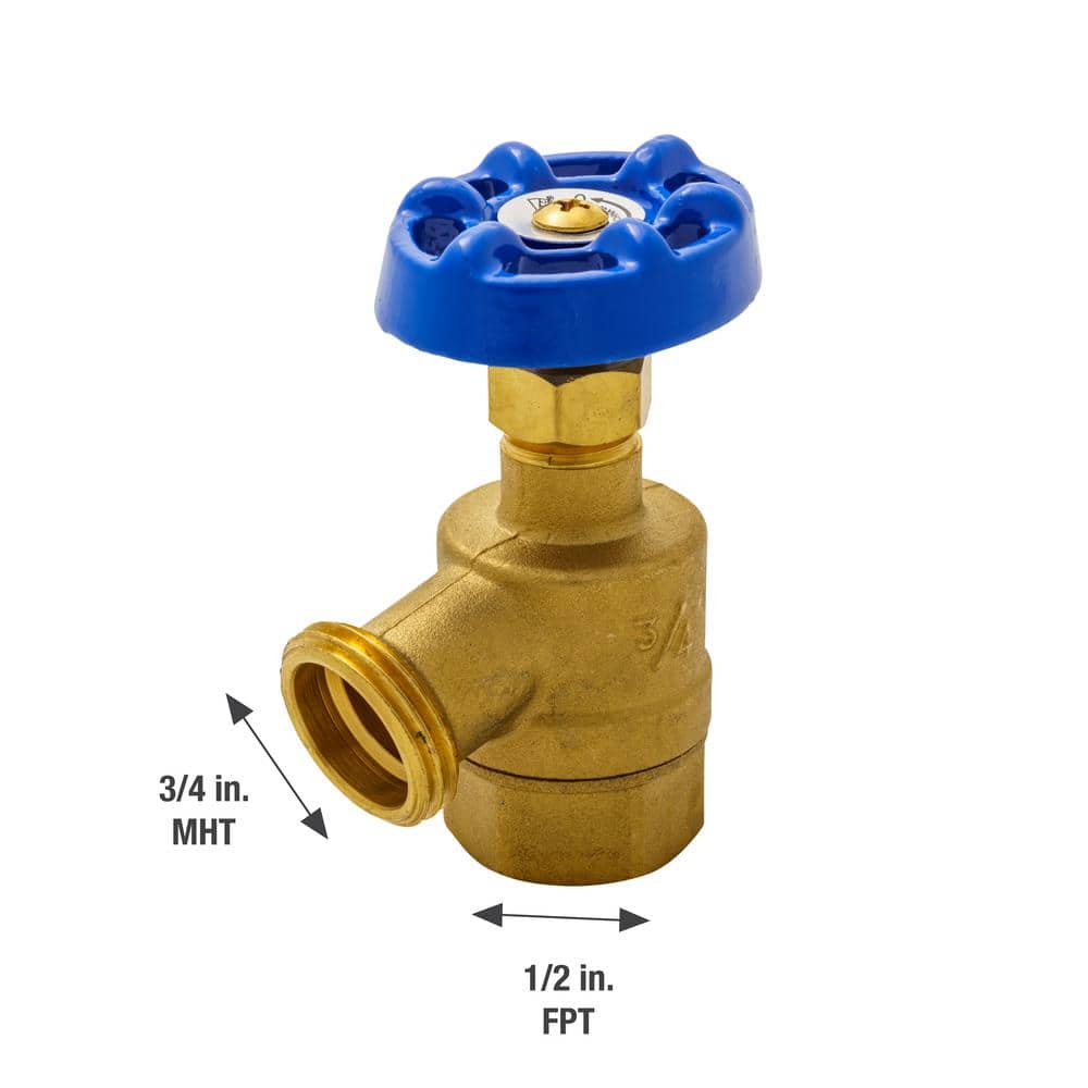 Everbilt 3/4 in. Brass Bent Nose Garden Valve (2)