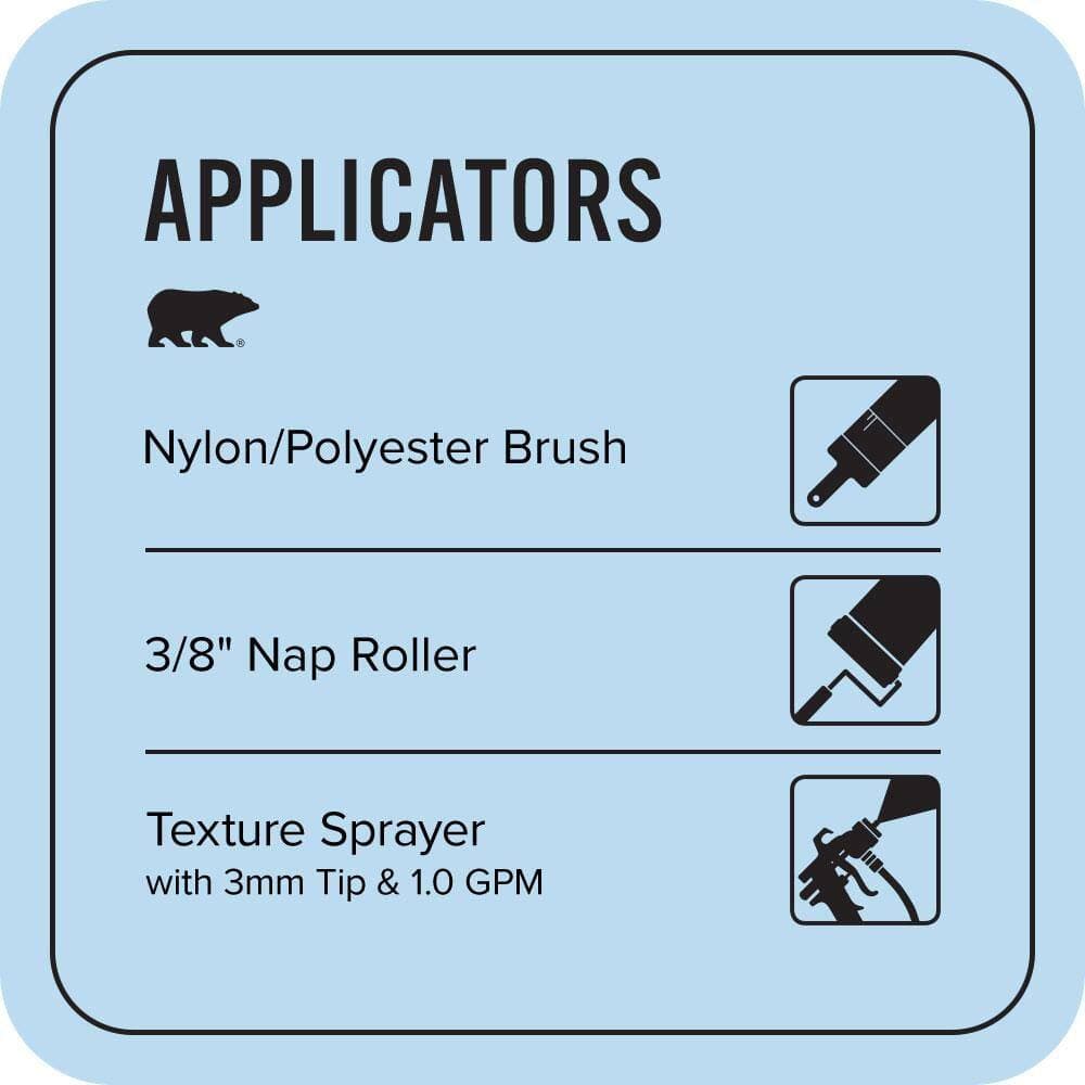 BEHR PREMIUM #P510-1 Textured Low-Lustre Enamel Interior/Exterior Porch and Patio Anti-Slip Floor Paint (4)