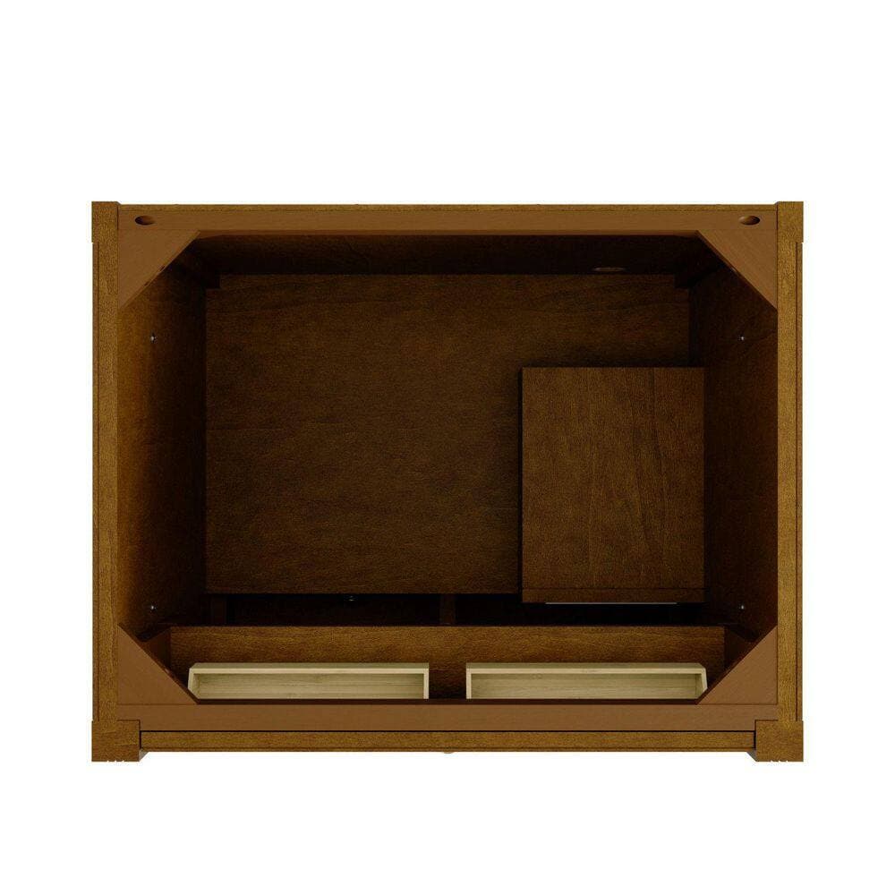 James Martin Vanities Bellshire 29.6 in. W x 23.3 in. D x 34.8 in. H Single Bath Vanity Cabinet without Top in Honey Oak (2)