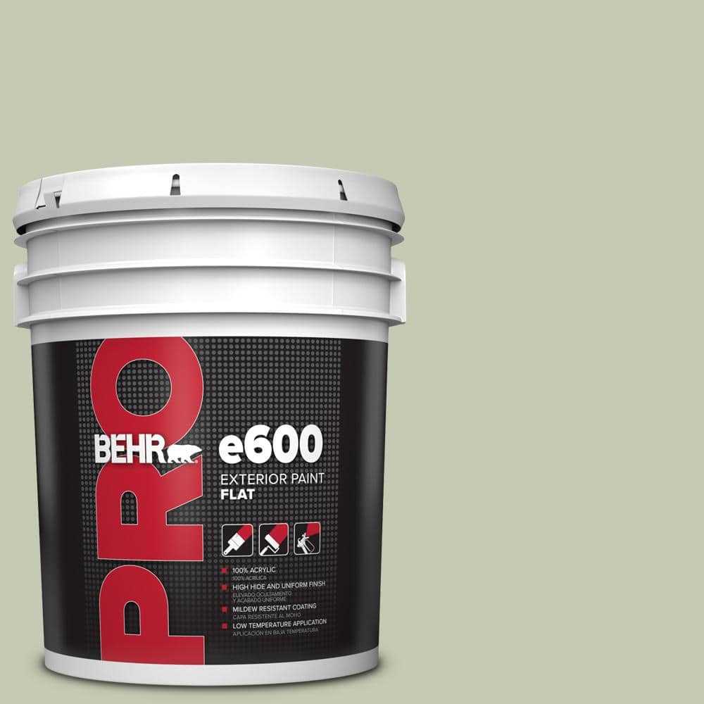BEHR PRO 5 gal. #420E-3 Spring Hill Flat Exterior Paint