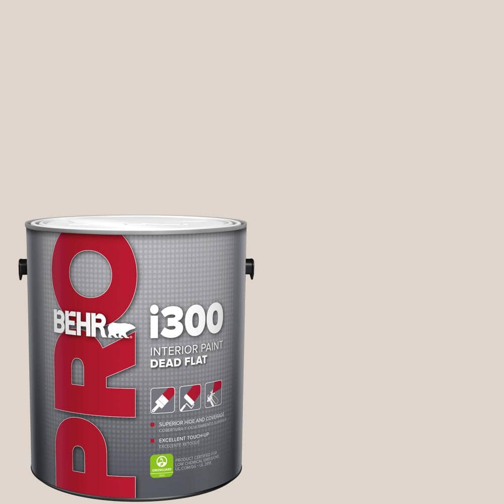 BEHR PRO 1 gal. #N170-2 Rose Pearl Dead Flat Interior Paint