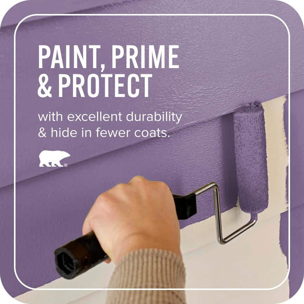 BEHR ULTRA 1 gal. #M570-6 Notorious Flat Exterior Paint & Primer (3)