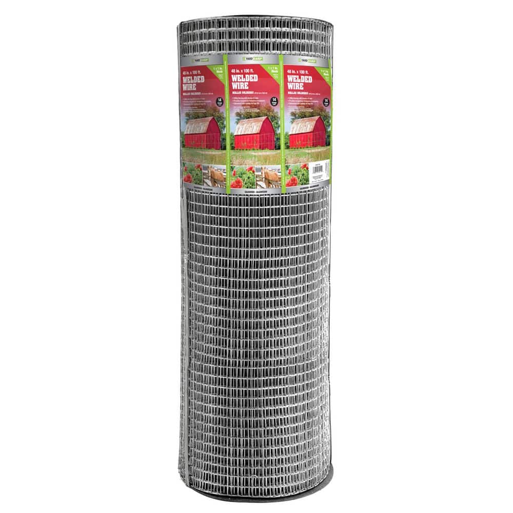 YARDGARD 4 ft. x 100 ft. 14-Gauge Steel Welded-Wire Garden Fence