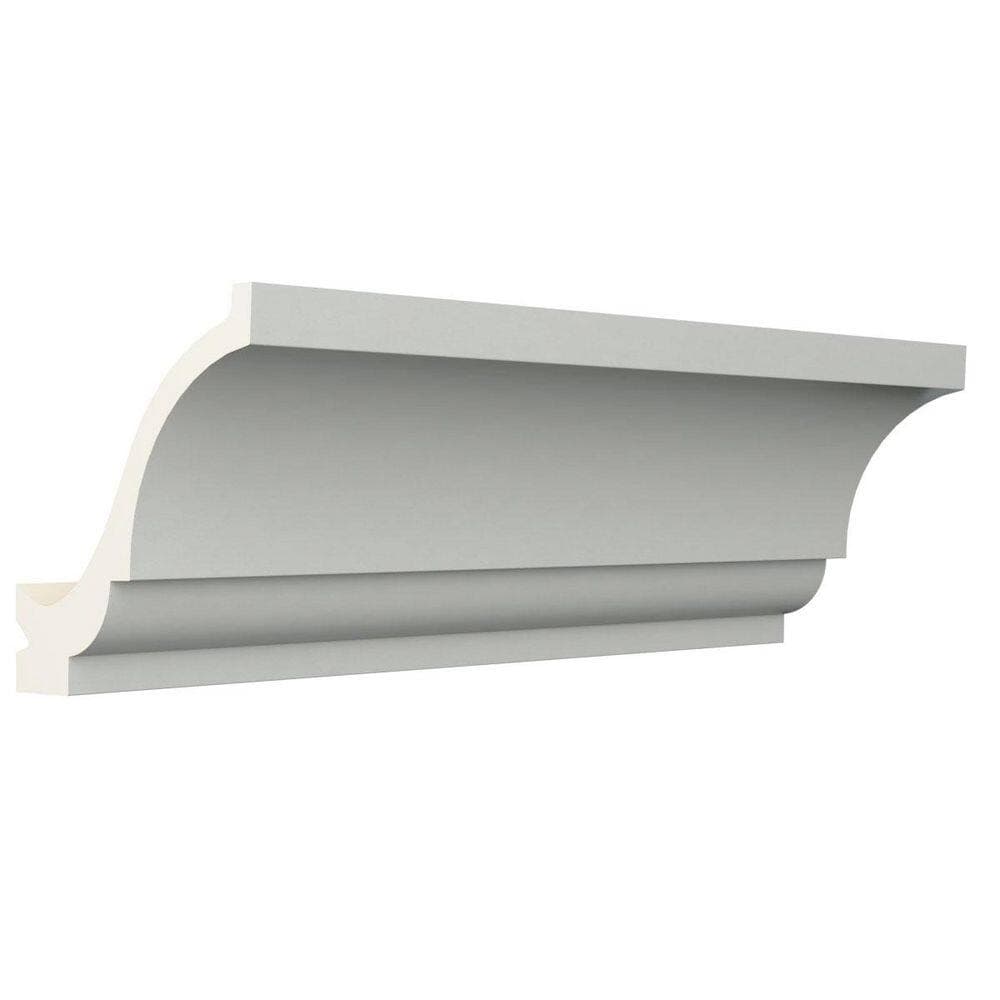 Ekena Millwork Eleanor 5.75 in. D x 8.125 in. W x 94.5 in. L Polyurethane Crown Moulding (2)