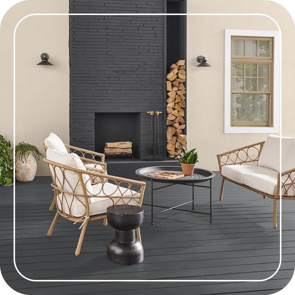 BEHR PREMIUM 1 qt. #PPU26-02 Imperial Gray Solid Color Waterproofing Exterior Wood Stain and Sealer (4)