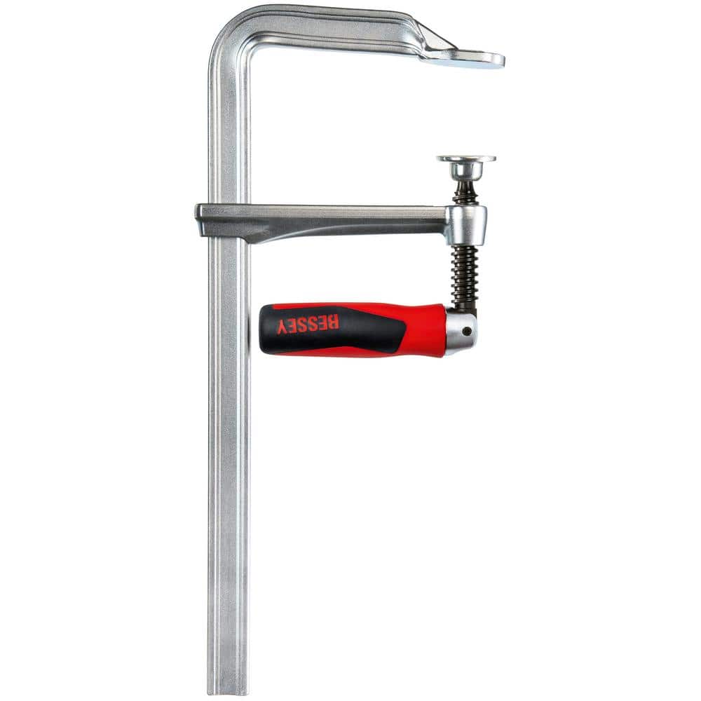 BESSEY 10 in. Capacity All-Steel Pivoting Handle Bar Clamp and 4-3/4 in. Throat Depth (3)
