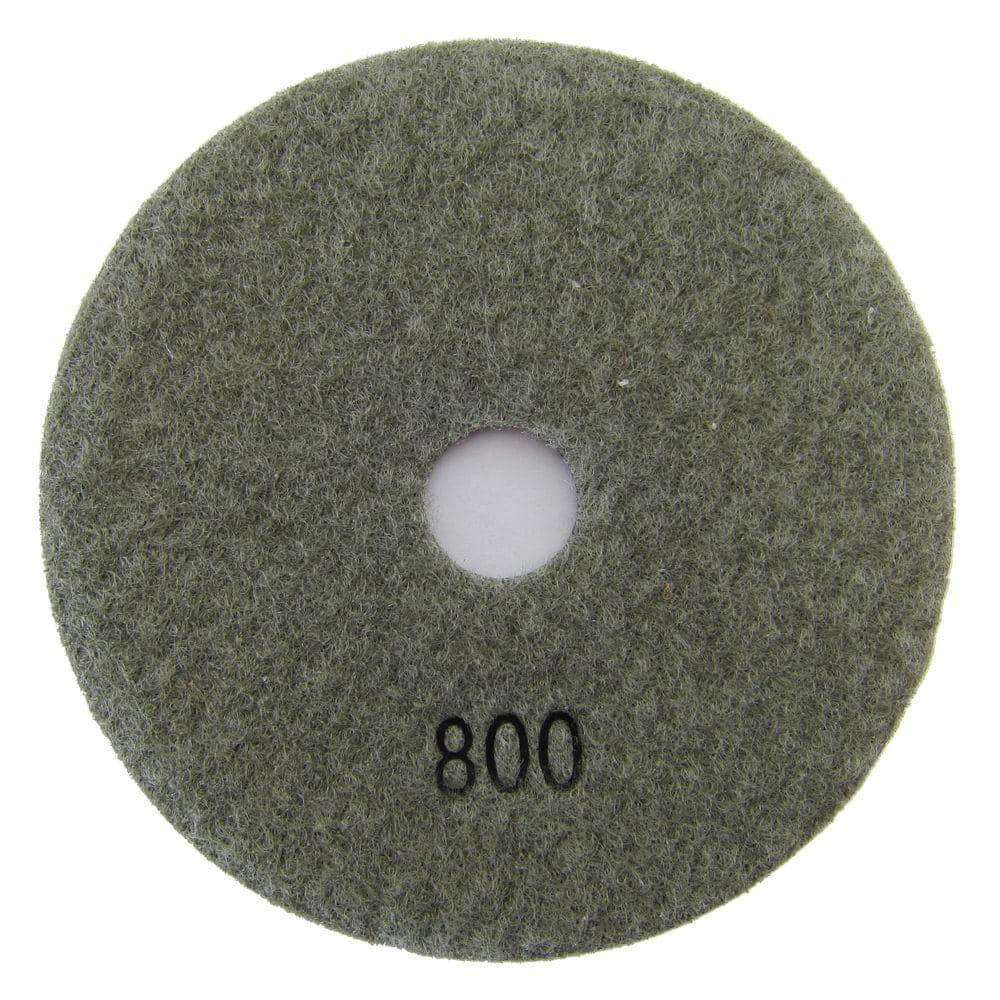 Archer USA 4 in. #800 Dry Diamond Polishing Grit Pad for Stone (2)