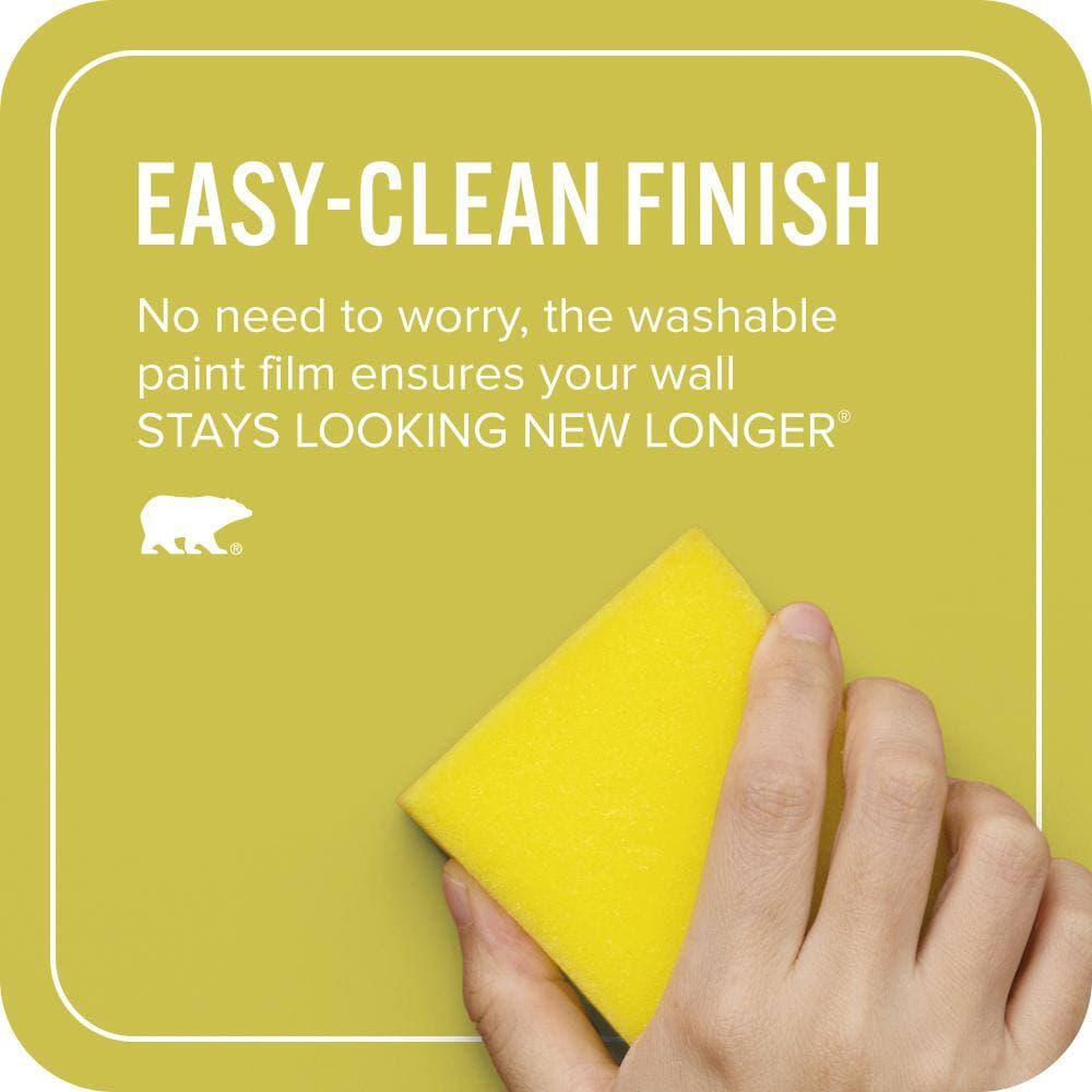 BEHR ULTRA 1 qt. #P340-5A Cilantro Lime Extra Durable Flat Interior Paint and Primer (4)