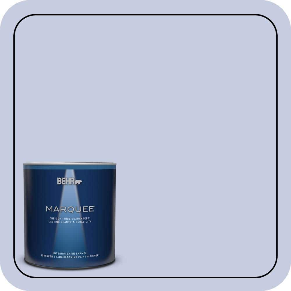 BEHR MARQUEE 1 qt. #620C-2 Lilac Bisque Satin Enamel Interior Paint & Primer