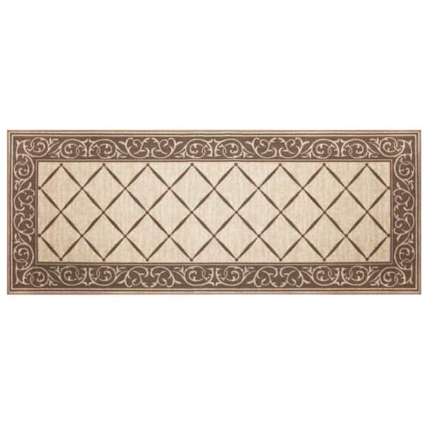 TrafficMaster Horchow Tan 2 ft. x 5 ft. Rectangle Indoor Runner Rug